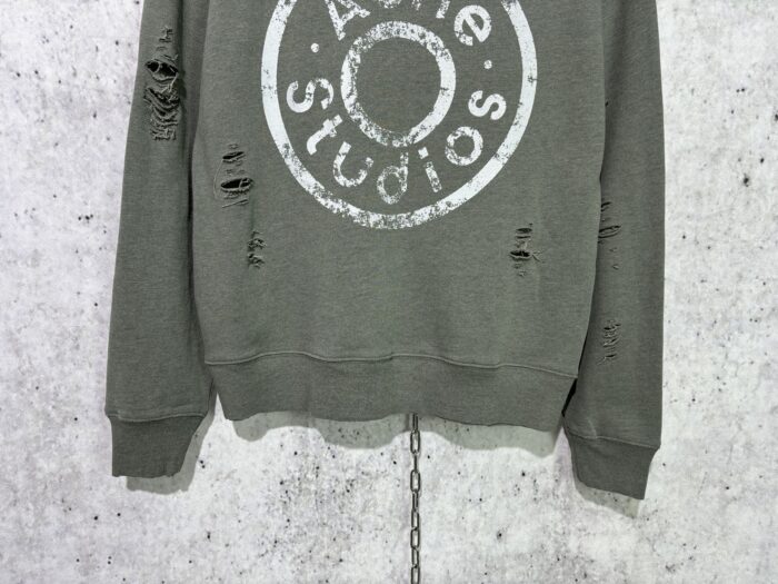 아크네스튜디오 데미지 후드집업 그린 레플리카 미러급 SA급 S급 고퀄리티 하이엔드 최상급 의류 [남성여성공용] 8