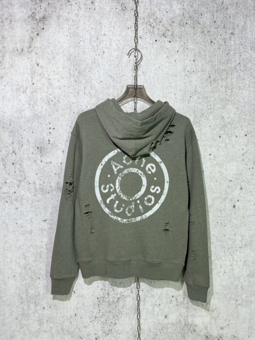 아크네스튜디오 데미지 후드집업 그린 레플리카 미러급 SA급 S급 고퀄리티 하이엔드 최상급 의류 [남성여성공용] 4