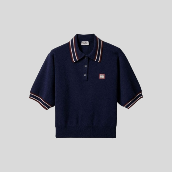 미우미우 캐시미어 폴로 스웨터 레플리카 미러급 SA급 S급 고퀄리티 하이엔드 최상급 의류 [여성]