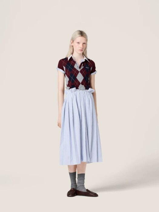 미우미우 울 폴로 셔츠 레플리카 미러급 SA급 S급 고퀄리티 하이엔드 최상급 의류 [여성] 16