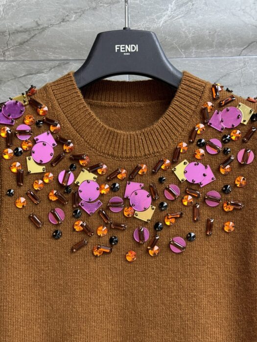 펜디 러스트 울 캐시미어 베스트 레플리카 미러급 SA급 S급 고퀄리티 하이엔드 최상급 의류 [여성] 9