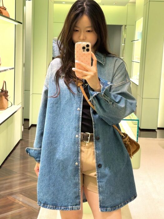 프라다 데님 셔츠 레플리카 미러급 SA급 S급 고퀄리티 하이엔드 최상급 의류 [여성] 5