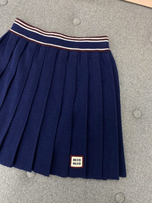 미우 미우 울 앤 캐시미어 스커트 레플리카 미러급 SA급 S급 고퀄리티 하이엔드 최상급 의류 [여성] 6