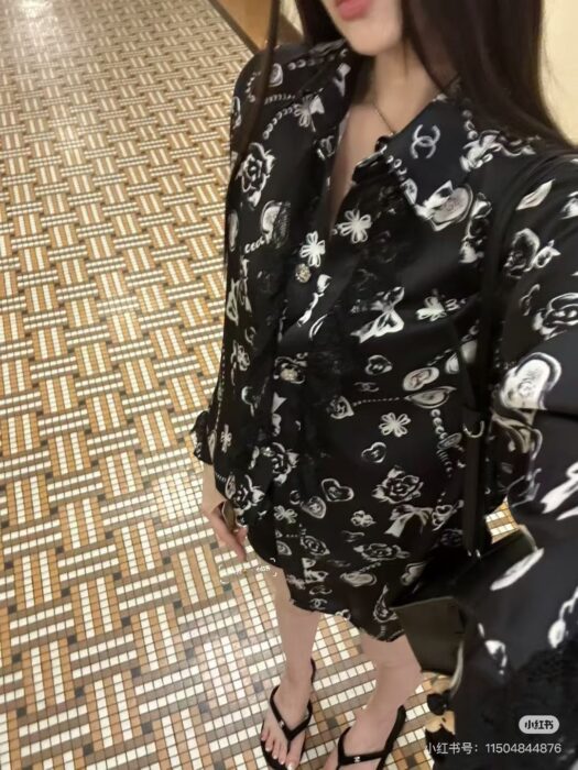 샤넬 뉴 레이스 카멜리아 러브 리본 셔츠 레플리카 미러급 SA급 S급 고퀄리티 하이엔드 최상급 의류 [여성] 15