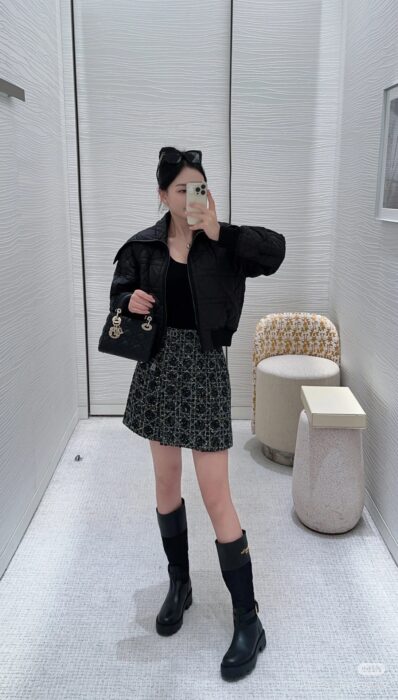 디올 오버사이즈 칼라 매크로까나쥬 자켓 레플리카 미러급 SA급 S급 고퀄리티 하이엔드 최상급 의류 [여성] 3