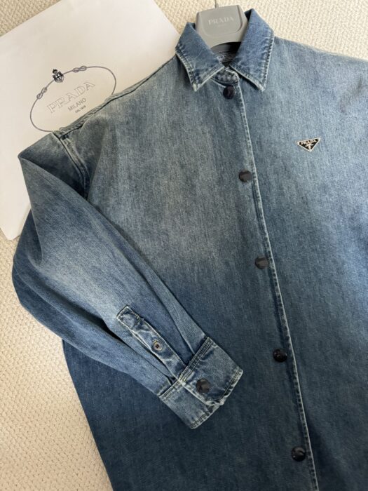 프라다 데님 셔츠 레플리카 미러급 SA급 S급 고퀄리티 하이엔드 최상급 의류 [여성] 12