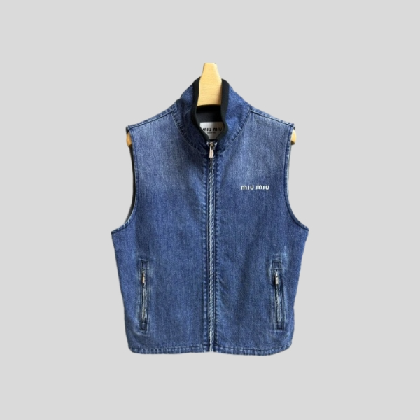 미우미우 데님 베스트 레플리카 미러급 SA급 S급 고퀄리티 하이엔드 최상급 의류 [여성]