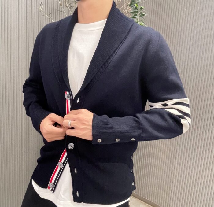 톰브라운 사선 메리노울 숄카라 가디건 레플리카 미러급 SA급 S급 고퀄리티 하이엔드 최상급 의류 [남성여성공용] 12