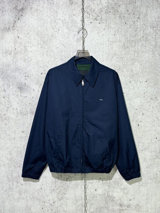 프라다 미니 모노그램 지퍼 자켓 네이비 레플리카 미러급 SA급 S급 고퀄리티 하이엔드 최상급 의류 [남성여성공용] 3