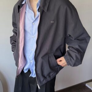 프라다 미니 모노그램 지퍼 자켓 블랙 레플리카 미러급 SA급 S급 고퀄리티 하이엔드 최상급 의류 [남성여성공용]