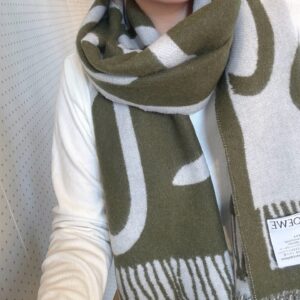 로에베 아나그램 자카드 태슬 스카프 그린 레플리카 미러급 SA급 S급 고퀄리티 최상급 하이엔드 머플러 목도리 [남성여성공용]