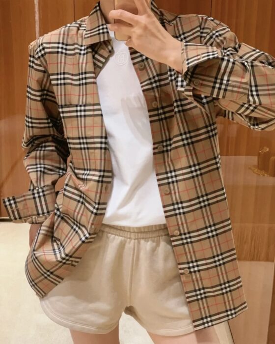 버버리 클래식 체크 코튼 포플린 셔츠 레플리카 미러급 SA급 S급 고퀄리티 하이엔드 최상급 의류 [남성여성공용] 8