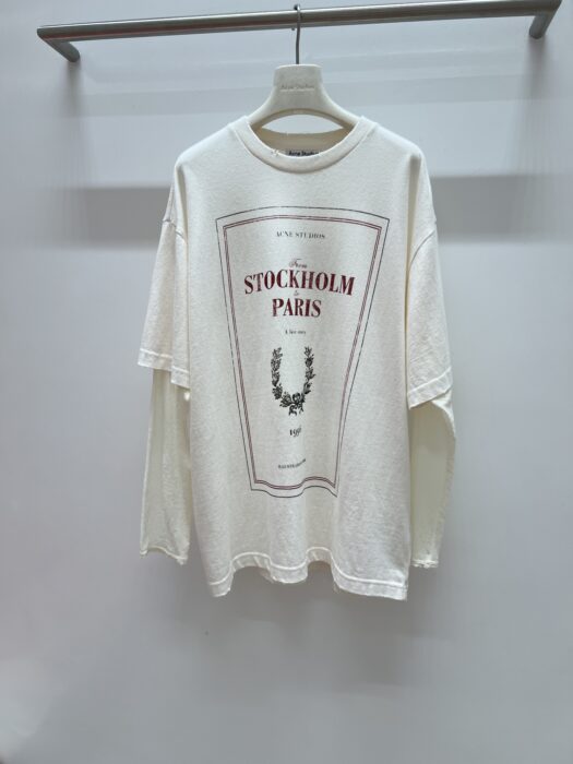 아크네스튜디오 레이어드 프린트 티셔츠 레플리카 미러급 SA급 S급 고퀄리티 하이엔드 최상급 의류 [여성] 5