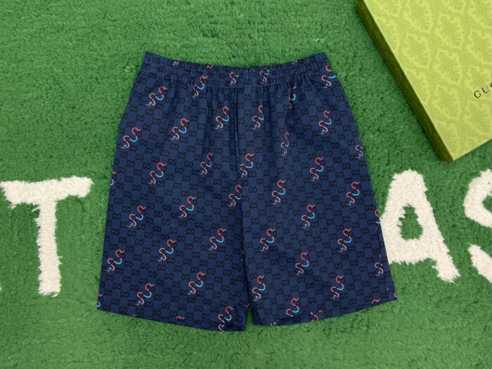 구찌 프린트 코튼 립스톱 쇼츠 레플리카 미러급 SA급 S급 고퀄리티 하이엔드 최상급 의류 [남성여성공용] 6