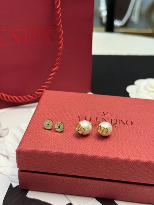발렌티노 Valent 골드 로고 진주 귀걸이 레플리카 미러급 SA급 S급 고퀄리티 최상급 하이엔드 악세사리 [여성] 5