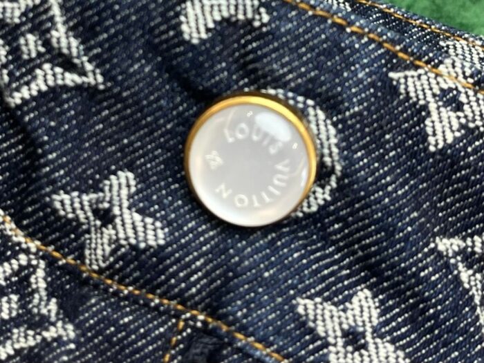 루이비통 모노그램 자카드 데님 스케이트 팬츠 1AFX32 레플리카 미러급 SA급 S급 고퀄리티 하이엔드 최상급 의류 [남성여성공용] 11