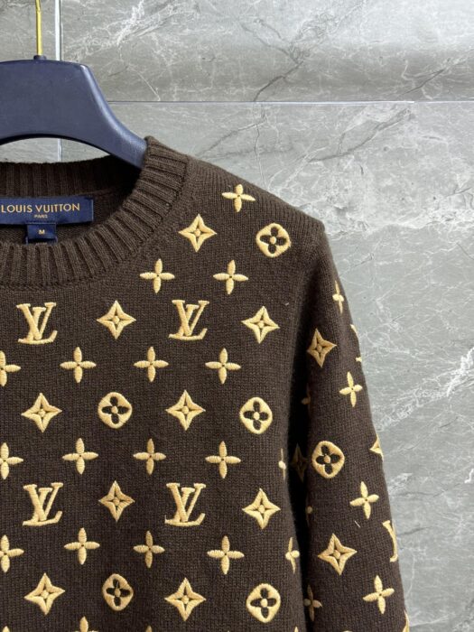 루이비통 3D 모노그램 니트 풀오버 레플리카 미러급 SA급 S급 고퀄리티 하이엔드 최상급 의류 [여성] 8