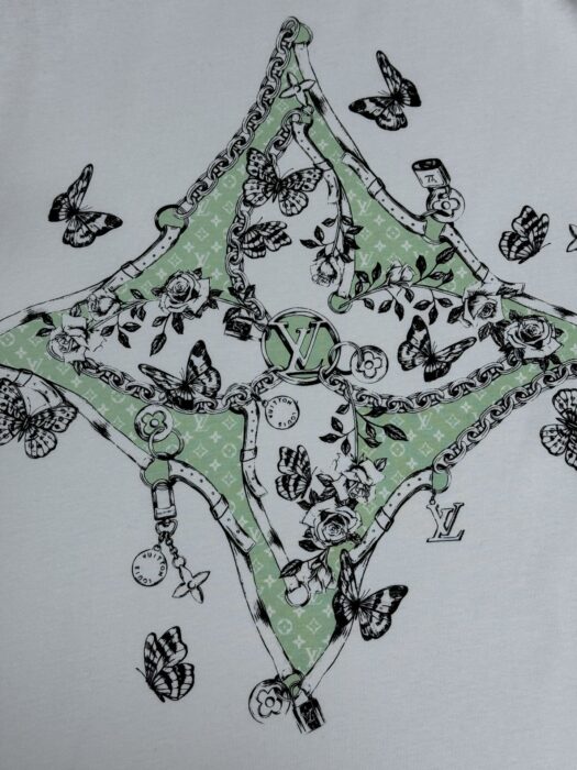 루이비통 버터플라이 프린트 티셔츠 레플리카 미러급 SA급 S급 고퀄리티 하이엔드 최상급 의류 [여성] 5