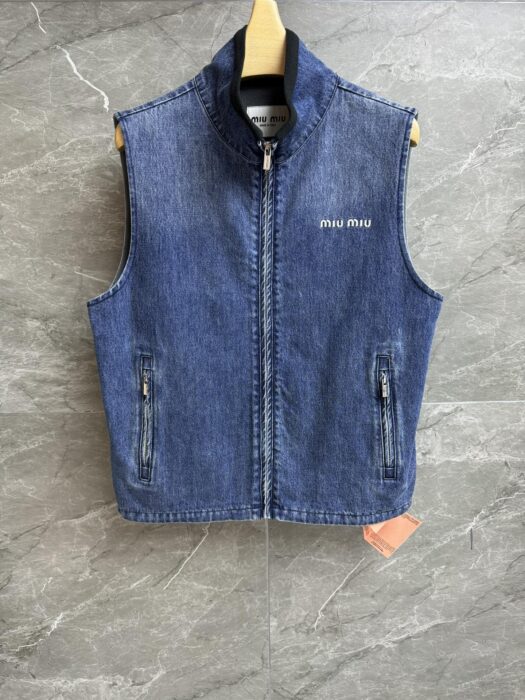 미우미우 데님 베스트 레플리카 미러급 SA급 S급 고퀄리티 하이엔드 최상급 의류 [여성] 8