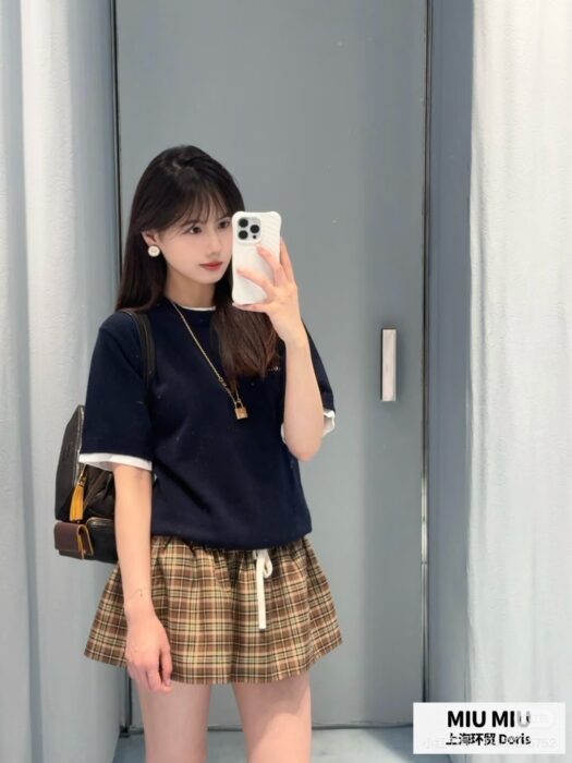 미우미우 플레이드 미니스커트 레플리카 미러급 SA급 S급 고퀄리티 하이엔드 최상급 의류 [여성] 16