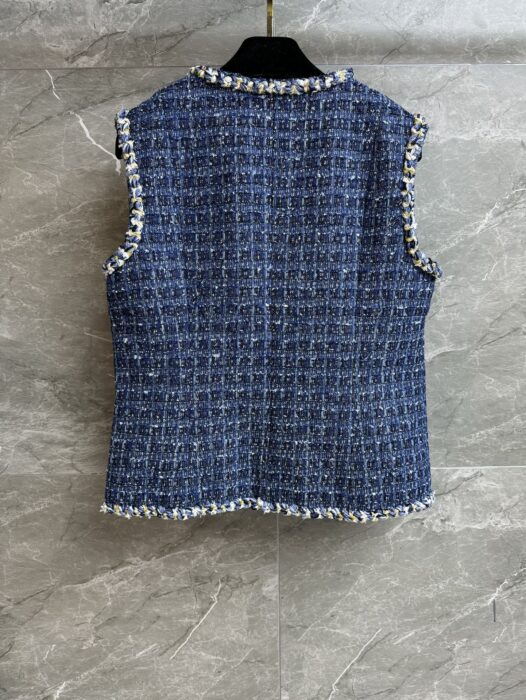 샤넬 블루 체크 베스트 레플리카 미러급 SA급 S급 고퀄리티 하이엔드 최상급 의류 [여성] 10