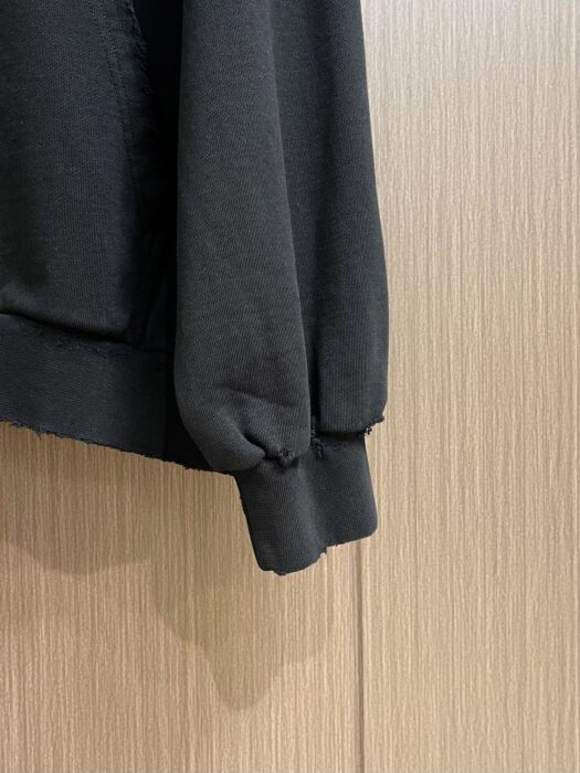 발렌시아가 백 미디엄 핏 후디 블랙 (여성) 레플리카 미러급 SA급 S급 고퀄리티 하이엔드 최상급 의류 [남성여성공용] 8