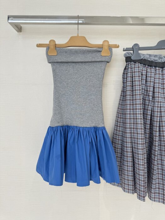 미우 미우 포플린 앤 저지 미니스커트 레플리카 미러급 SA급 S급 고퀄리티 하이엔드 최상급 의류 [여성] 13