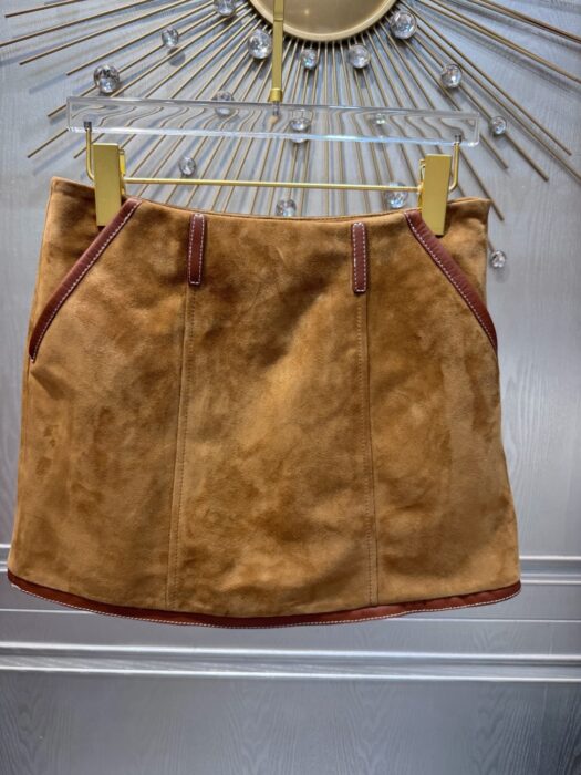 미우미우 스웨이드 블루종 스커트 레플리카 미러급 SA급 S급 고퀄리티 하이엔드 최상급 의류 [여성] 2