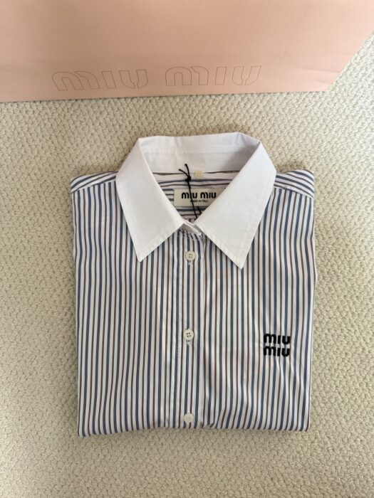 미우미우 긴팔 셔츠 레플리카 미러급 SA급 S급 고퀄리티 하이엔드 최상급 의류 [여성] 16