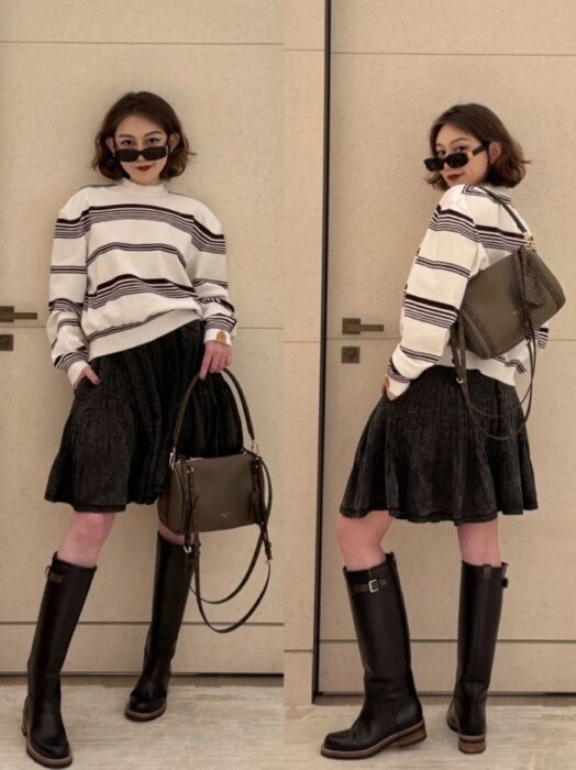 루이비통 스트라이프 니트 스웨터 레플리카 미러급 SA급 S급 고퀄리티 하이엔드 최상급 의류 [여성] 5