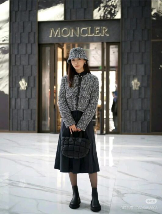 몽클레르 Dauphin 트위드 쇼트 다운 자켓 레플리카 미러급 SA급 S급 고퀄리티 하이엔드 최상급 의류 [여성] 6