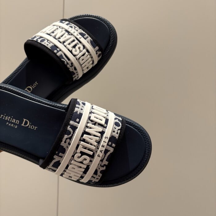디올 디올리비에라 D 웨이 슬리퍼 샌들 네이비 오블리크 레플리카 미러급 SA급 S급 고퀄리티 최상급 하이엔드 신발 [여성] 8