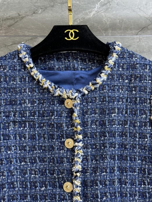 샤넬 블루 체크 베스트 레플리카 미러급 SA급 S급 고퀄리티 하이엔드 최상급 의류 [여성] 7