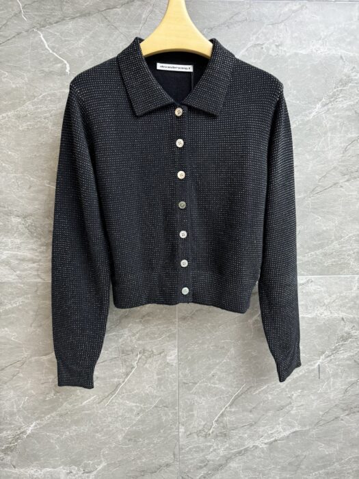 알렉산더왕 울 블렌드 핫픽스 폴로 가디건(2color) 레플리카 미러급 SA급 S급 고퀄리티 하이엔드 최상급 의류 [여성] 6