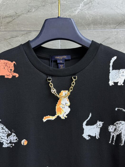 루이비통 고양이와 강아지 티셔츠 레플리카 미러급 SA급 S급 고퀄리티 하이엔드 최상급 의류 [여성] 3