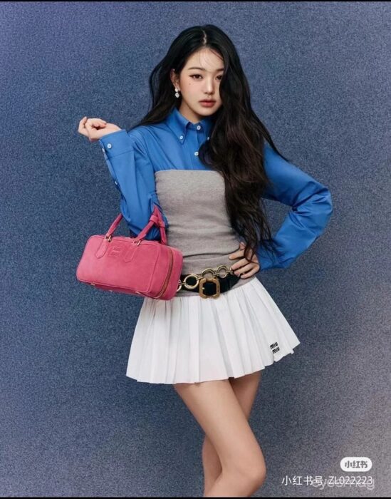 미우 미우 포플린 앤 저지 미니스커트 레플리카 미러급 SA급 S급 고퀄리티 하이엔드 최상급 의류 [여성] 11