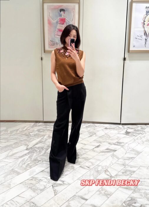 펜디 러스트 울 캐시미어 베스트 레플리카 미러급 SA급 S급 고퀄리티 하이엔드 최상급 의류 [여성] 7