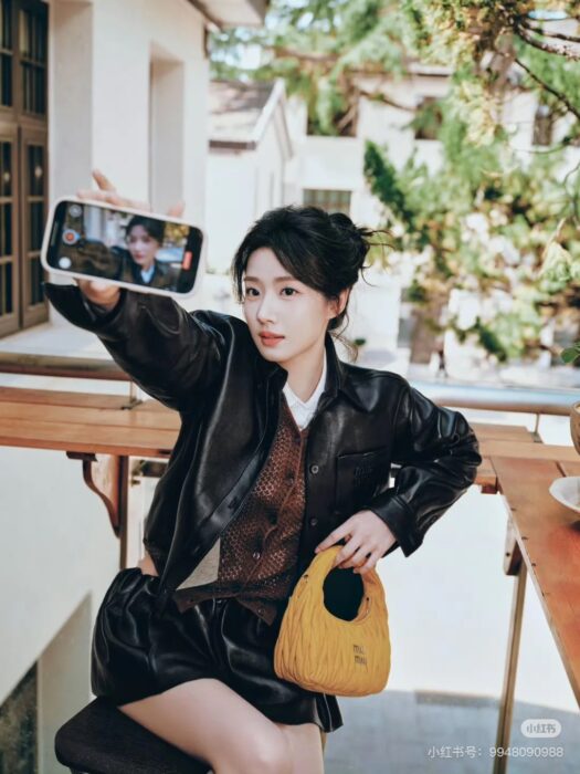 미우미우 나파 가죽 자켓, 스커트 레플리카 미러급 SA급 S급 고퀄리티 하이엔드 최상급 의류 [여성] 28