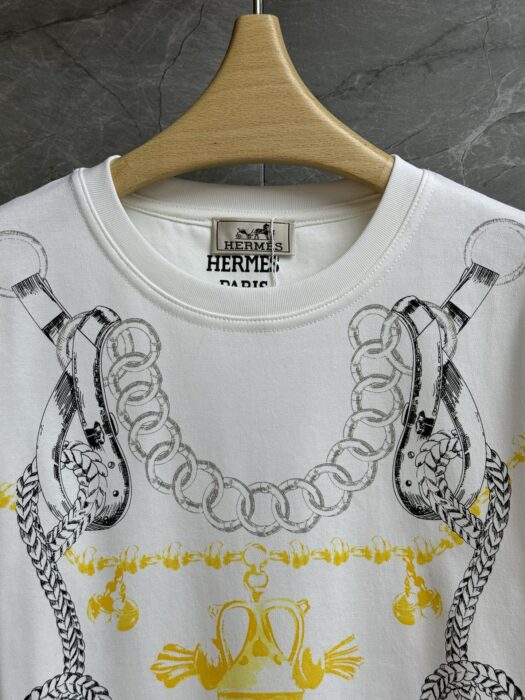 에르메스 Palefroi Remix 맥시 티셔츠 레플리카 미러급 SA급 S급 고퀄리티 하이엔드 최상급 의류 [여성] 5