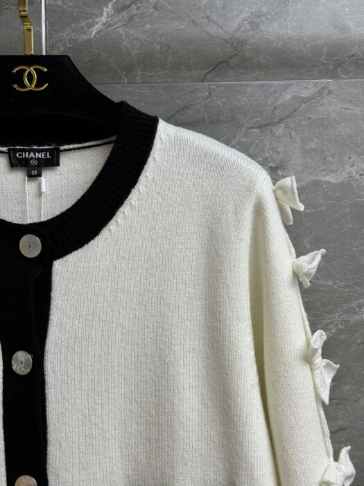 샤넬 보우 컬러블록 가디건 레플리카 미러급 SA급 S급 고퀄리티 하이엔드 최상급 의류 [여성] 4