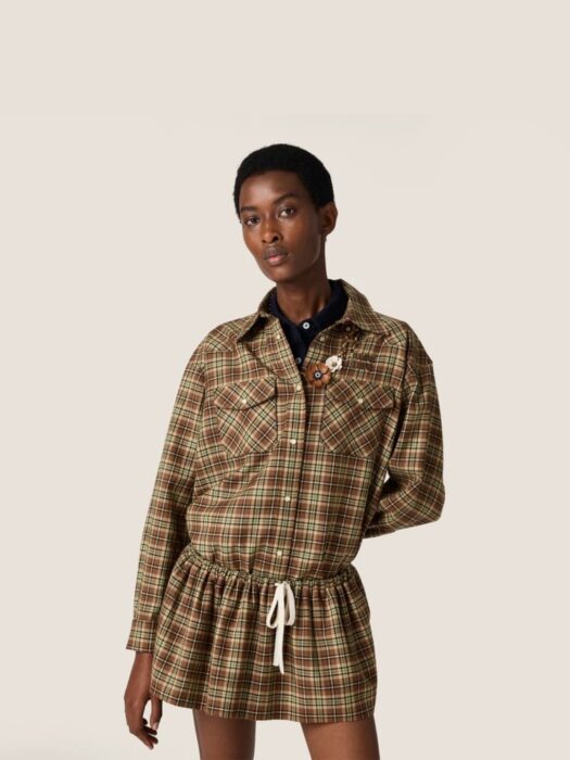 미우미우 플레이드 미니스커트 레플리카 미러급 SA급 S급 고퀄리티 하이엔드 최상급 의류 [여성] 12