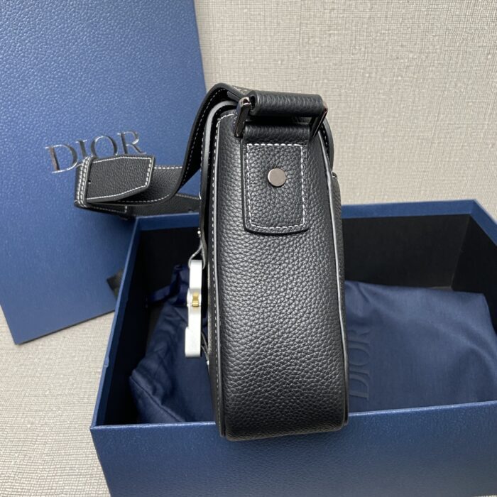 디올 새들 메신저백 그레인드 카프스킨 블랙 레플리카 미러급 SA급 S급 고퀄리티 최상급 하이엔드 크로스백 가방 [남성여성공용] 13