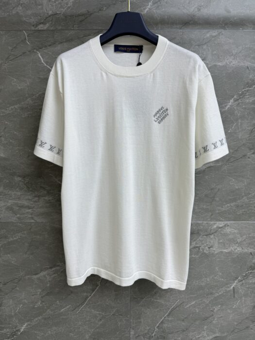 루이비통 자카드 반팔 티셔츠 레플리카 미러급 SA급 S급 고퀄리티 하이엔드 최상급 의류 [남성여성공용] 4