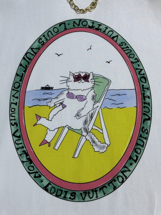 루이비통 고양이 프린트 티셔츠 레플리카 미러급 SA급 S급 고퀄리티 하이엔드 최상급 의류 [여성] 6