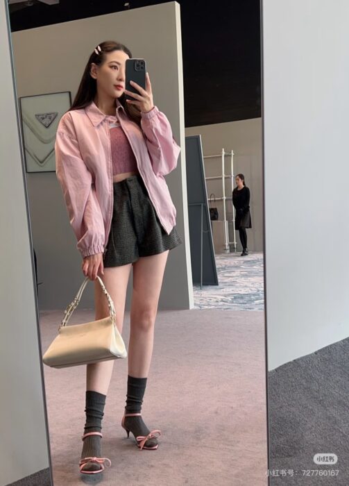 프라다 플레드 자카드 팬츠 레플리카 미러급 SA급 S급 고퀄리티 하이엔드 최상급 의류 [여성] 12