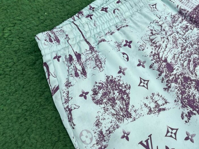 루이비통 모노그램 시티워크 프린티드 실크 쇼츠 레플리카 미러급 SA급 S급 고퀄리티 하이엔드 최상급 의류 [남성여성공용] 4