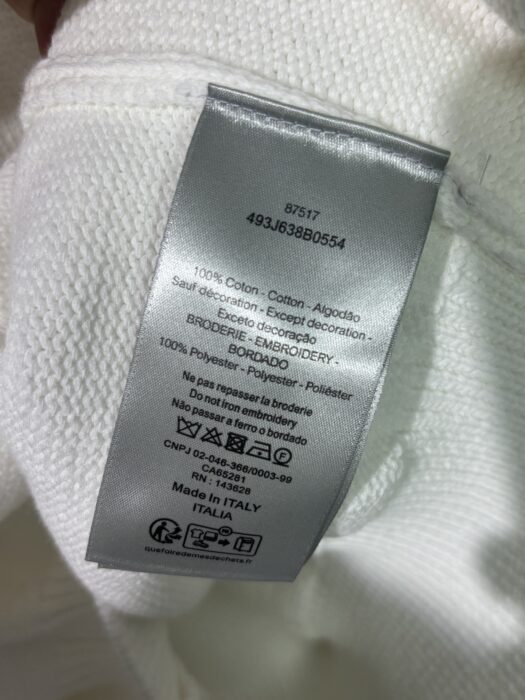 디올 DIOR AND HYLTON NEL 자수 니트 화이트 레플리카 미러급 SA급 S급 고퀄리티 하이엔드 최상급 의류 [남성여성공용] 15