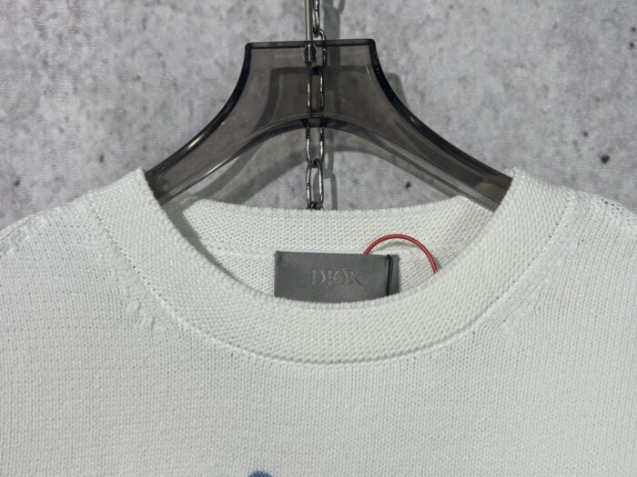 디올 DIOR AND HYLTON NEL 자수 니트 화이트 레플리카 미러급 SA급 S급 고퀄리티 하이엔드 최상급 의류 [남성여성공용] 10