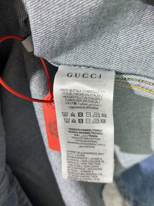 구찌 워싱 배색 이음 데님 셔츠 자켓 레플리카 미러급 SA급 S급 고퀄리티 하이엔드 최상급 의류 [남성] 18