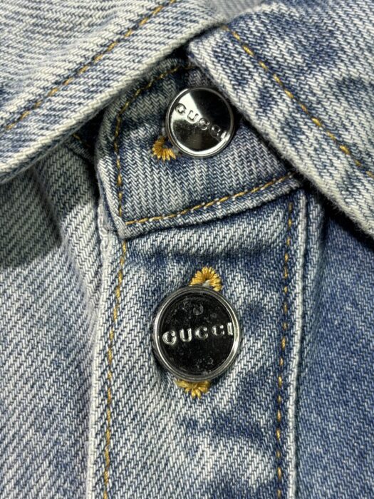 구찌 워싱 배색 이음 데님 셔츠 자켓 레플리카 미러급 SA급 S급 고퀄리티 하이엔드 최상급 의류 [남성] 14